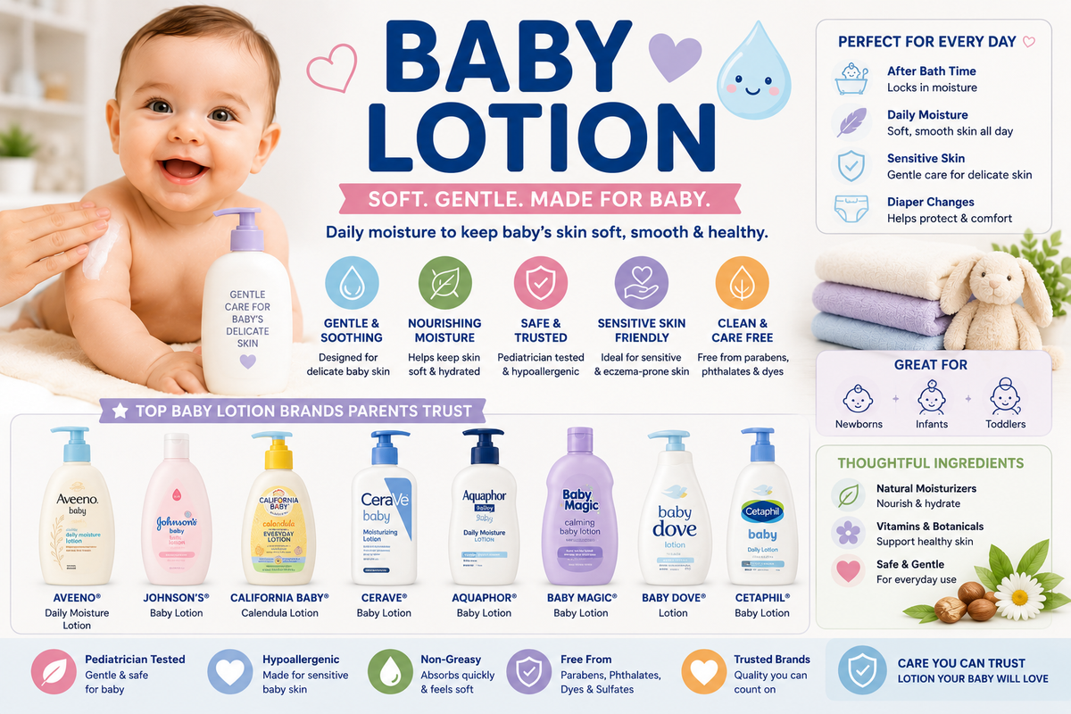 Featured image for Best Baby Lotion Review: Top Gentle Pick