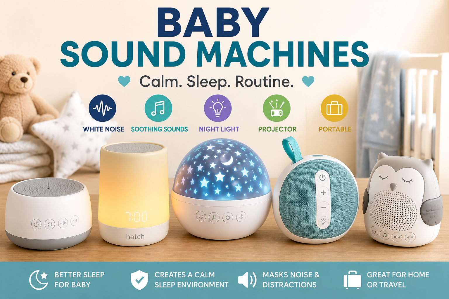 Featured image for Baby Sound Machine Review: Best Pick for Better Sleep