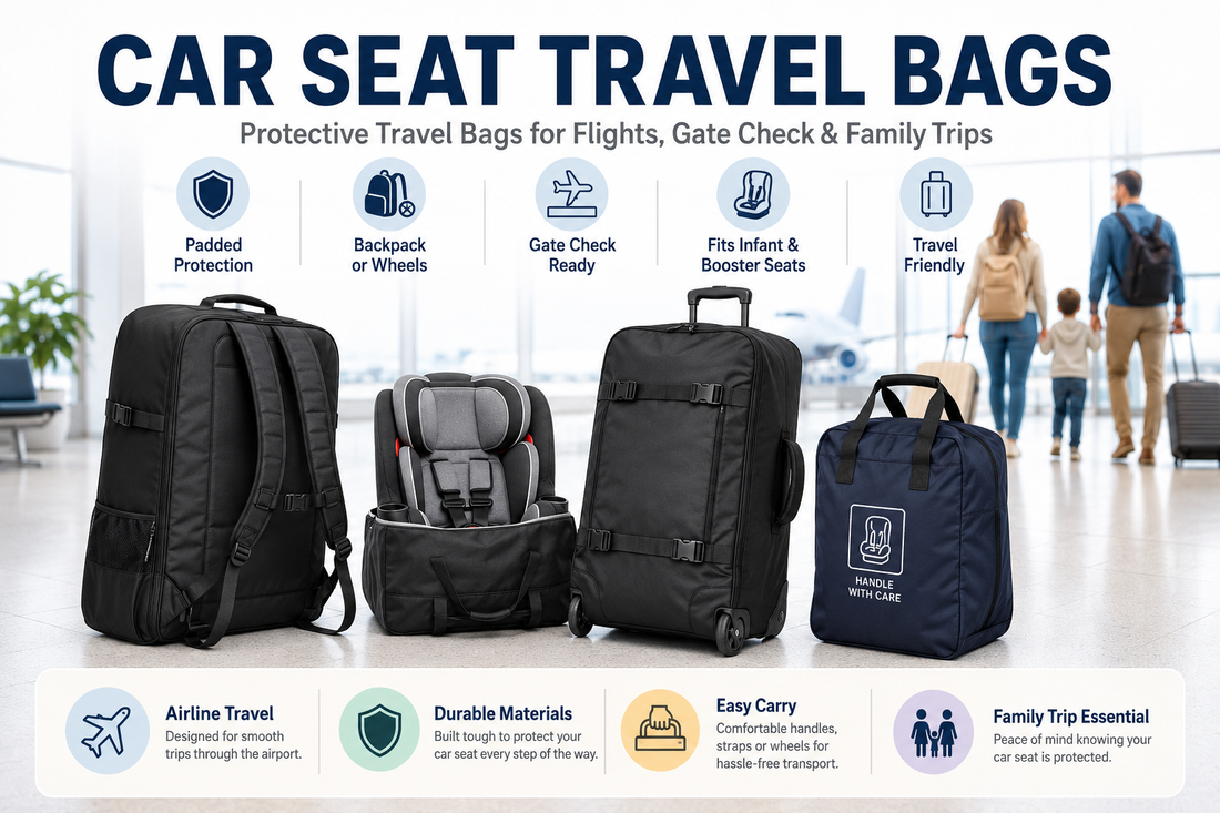 Featured image for Best Car Seat Travel Bag Review for Smart Travelers