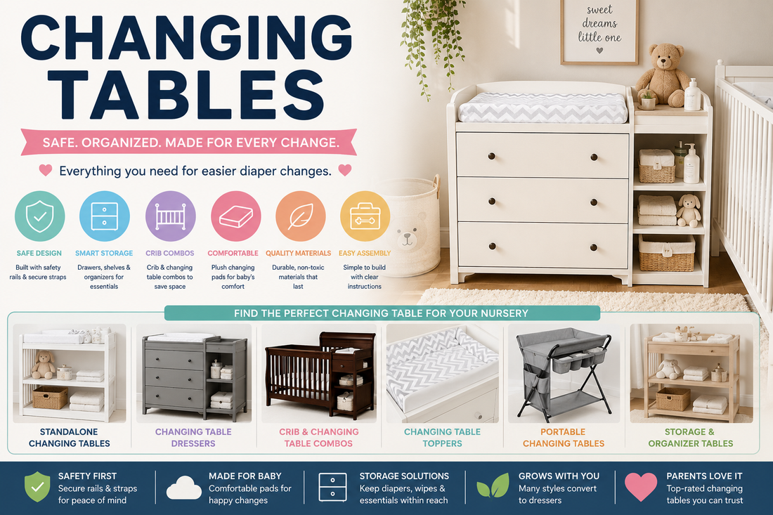 Featured image for Best Changing Table Review: Top Picks for Parents
