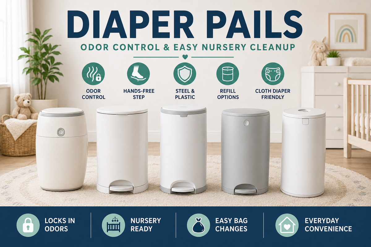 Featured image for Best Diaper Pail Review: Top Pick for Odor Control