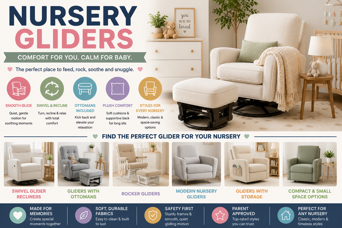Featured image for Best Nursery Glider Review: Top Comfort Picks