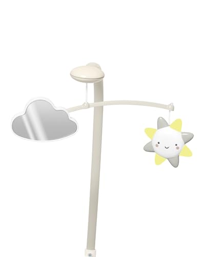 Skip Hop Baby Changing Pad Nursery Style Wipe-Clean Contoured with Cushioned Foam, Non-Skid Base, Built-in Safety Belt & Tuck-Away Toy Bar Fits Standard Changing Tables, Oat