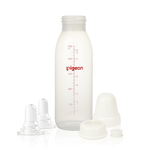Pigeon Baby Cleft Palate Bottle with 2 Nipples, 8.11 Oz, Please Use It Under the Guidance of a Pediatrician