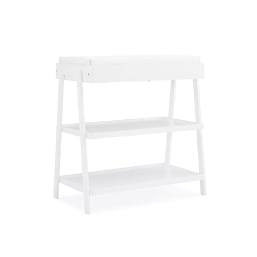 Delta Children Scout Changing Table - Greenguard Gold Certified, Bianca White