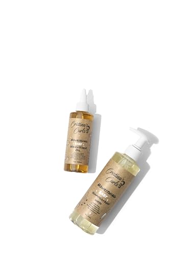 Cristina's Curls Nourishing Baby Wash Day Hair Bundle – Gentle Shampoo + Lightweight Scalp Oil