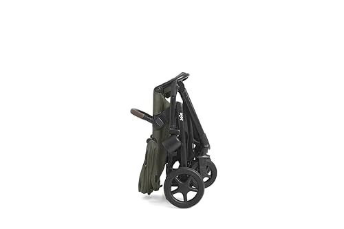 Joie Ginger and Mint Latch Travel System – 4-in-1 Travel System with Base-Free Infant Car Seat & Stroller, Built-in Latch for Easy Install and an Included All-Terrain Stroller (Forest)