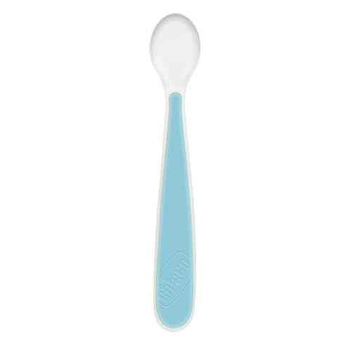 Chicco Easy Start Silicone Feeding Set | Dishes for Baby-Led Weaning | Suction Bowl | Adjustable Bib | Soft Spoon | BPA-Free | 3 Piece Set | 6m+ | Teal