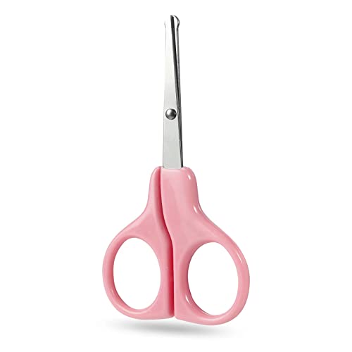 PandaEar Baby Healthcare and Grooming Kit, 12-in-1 Pink, Baby Comb, Brush, Finger Toothbrush, Nail Clippers, Scissors, Nasal Aspirator, Plastic, Pink