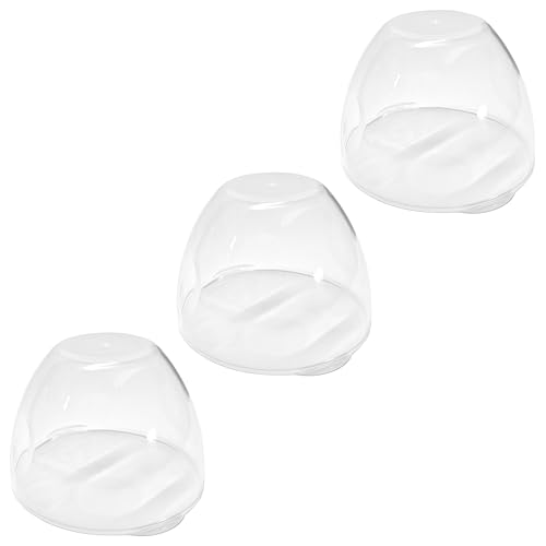 Replacement Caps Compatible with Chicco Natural Feeling Baby Bottle, Not for Duo Hybrid Bottle, Not for Well-Being Baby Bottle (3 Pack)
