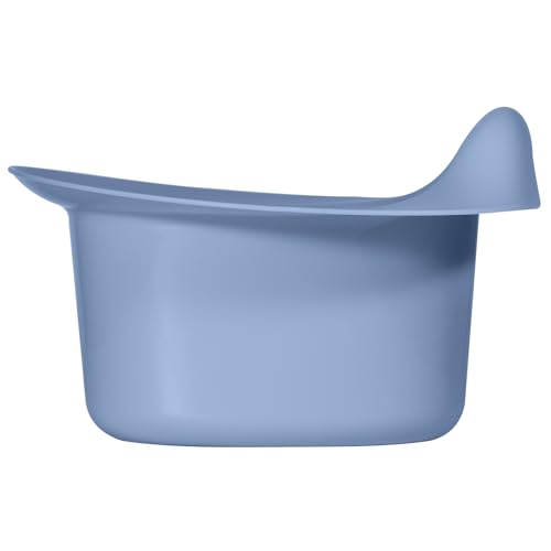 Kindsgut Elimination Communication Baby Potty – Ergonomic Infant Potty for Babies, Easy-Clean EC Potty with Splash Guard, Includes Printed EC Beginner Guide, Designed in Germany, Pigeon Blue