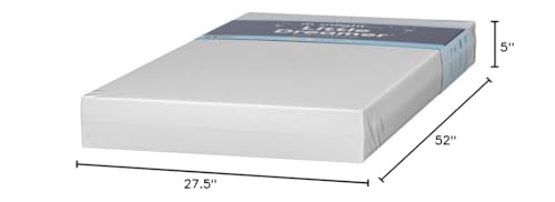 Moonlight Slumber Little Dreamer Crib Mattress – Dual-Sided Baby and Toddler Mattress, Firm Infant Support, Waterproof and Hypoallergenic, 5" Foam, Standard Size, Made in USA