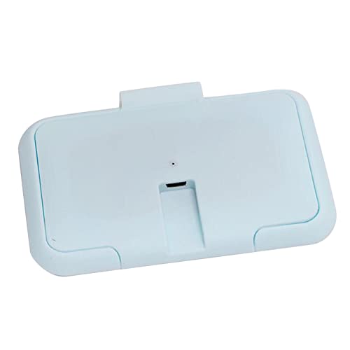 Baby Wipe Warmer,Portable Double Layers Cover Prevents Evaporation USB Powered Wipe Heater for Parents Caregivers Diaper Changes Travel Home