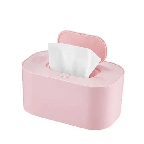 Wipes Warmer, Fast Heating Wipe Warmer and Baby Wet Wipes Dispenser for Home Use Adjustable Temperature Holds 80 Wipes, Travel Friendly with Direct Plug-in Power