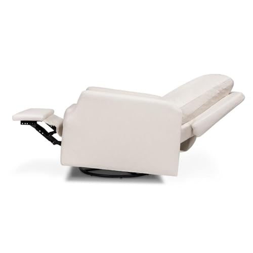 Namesake Crewe Glider Recliner Nursery Chair - GREENGUARD Gold & Certi-PUR US Certified Rocker Recliner - Glider Rocking Chair for Nursery & Living Room - Manual, 360° Swivel, Performance Cream