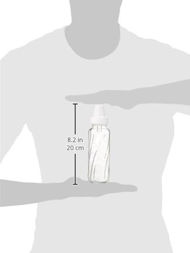 Evenflo Feeding Classic Glass Bottle, Twist Bottles, 8 Oz, 6 Bottles