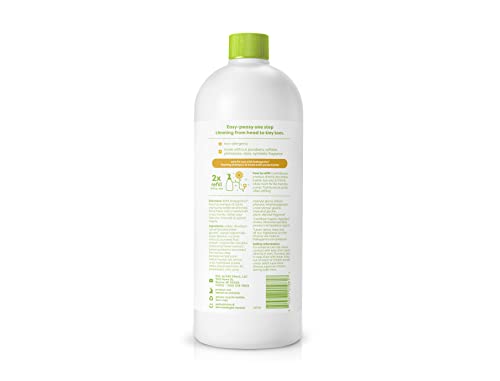 Babyganics Shampoo and Body Wash Refill, Chamomile Verbena, 32 Fl Oz (Pack of 2)