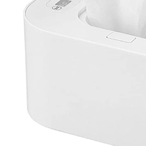 Keenso Baby Wipe Warmer, PP Intelligent Adjustable Temperature to Use Infant Wipes Heater Car Charging (White)