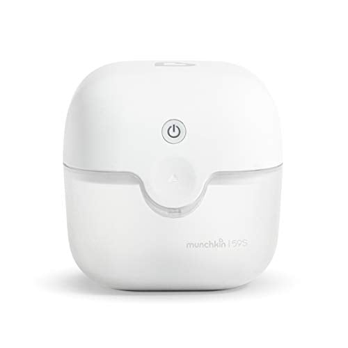 Munchkin® Portable UV Sterilizer Plus with Rechargeable Battery, Mini UV Light Sanitizer Eliminates 99.99% of Germs in 59 Seconds