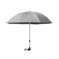 Nakazawa Umbrella Baby Stroller Convenient and Lightweight, Clip-On, Adjustable Steering, The top of the Umbrella can Adjusted to Bend, Universal,Attachment for Sun Protection Cowboy Grey