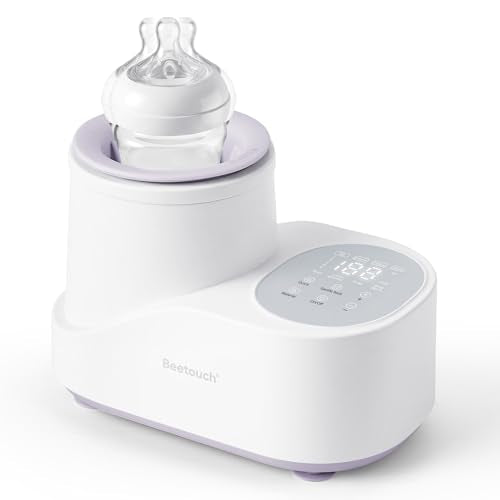 Beetouch 360° Airflow Heating Waterless Baby Bottle Warmer with Gentle Rock Motion for Breastmilk and Formula - Precise Temperature Control & Even Heat Distribution