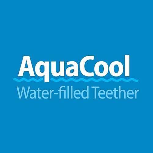Dr. Brown's AquaCool Water-Filled Teether, Cooling Baby Teether Toy for Sore Gums, Apple Pineapple, BPA-Free, 3m+, 2-Pack