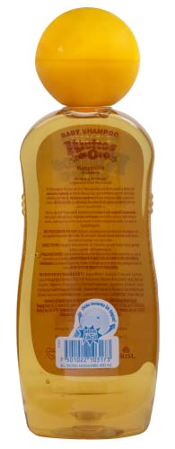 Ricitos de Oro, Baby Shampoo Cleansing and Lightening Baby Shampoo with Chamomile, Paraben Free, Hypoallergenic 2-Pack of 13.5 FL Oz Each, 2 Bottles
