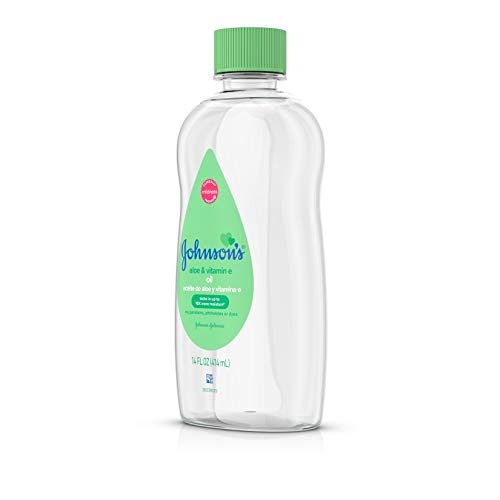 Johnson's Baby Johnson & Johnson Baby Oil, Aloe Vera & Vitamin E, Multicolor, 14 Fl Oz