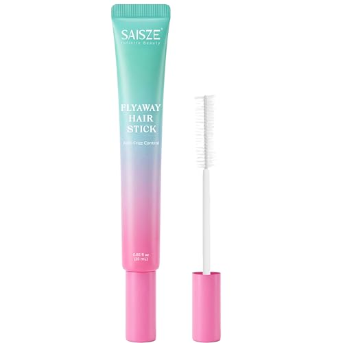 SAISZE Fly Away Stick for Hair, Flyaway Hair Tamer, Lightweight Frizz Control Hair Mascara and Styling Wand for Baby Hairs and Bangs, Travel Essentials, Ideal Gifts for Kids, Teen Girls, 0.85 Oz