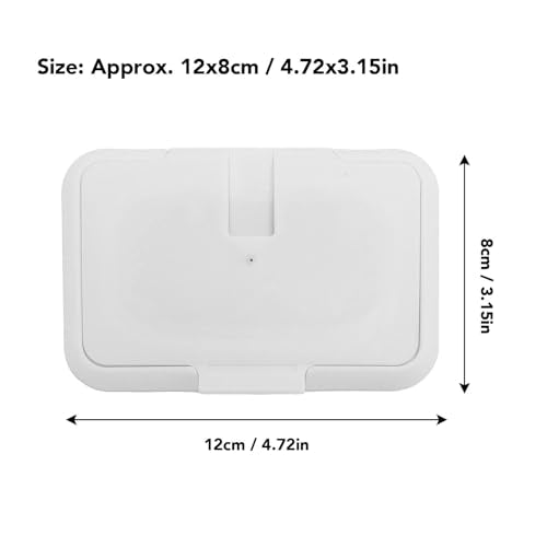 Baby Wet Wipes Warmer, USB Wipes Heater, Constant Temperature Portable Large Capacity Paper Dispenser, Fast and Even Heating for Home and Car (White)