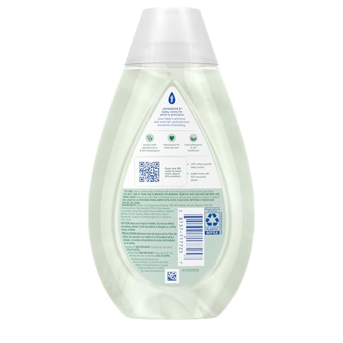 Johnson's Baby Soothing Vapor Bath with Calming Aromas to Relax Babies, Gentle No More Tears Formula, Soothes & Comforts Baby, Hypoallergenic, No Added Parabens, Sulfates & Dyes, 13.6 fl. oz