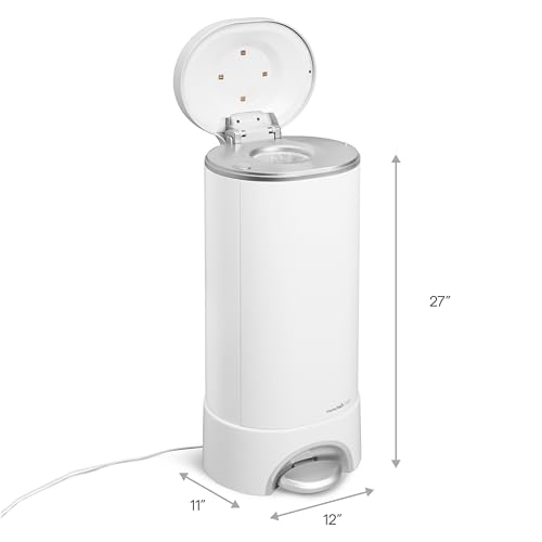 Munchkin® UV Diaper Pail #1 in Odor Control, Includes 1 UV Snap, Seal & Toss™ Bag and 1 UV Refill Ring