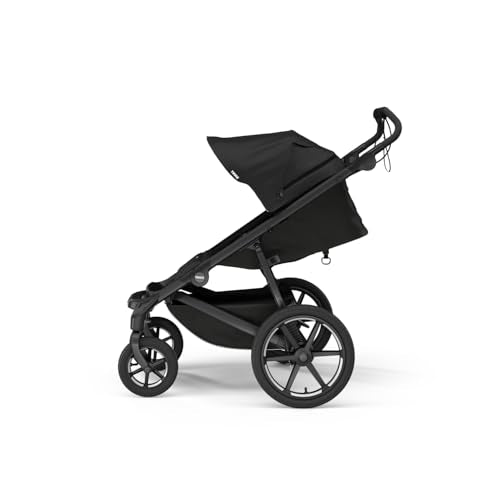 Thule Urban Glide 4-Wheel Single Child All-Terrain Stroller, Full-Suspension System, Air-Filled Tires, Upright seat with Adjustable Recline and Built-in Leg Rest, Baby Stroller