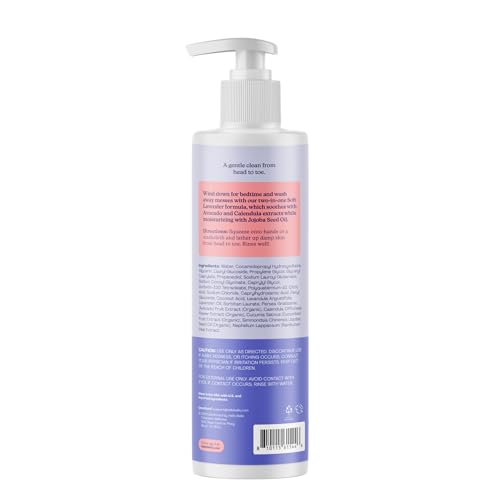 Hello Bello Baby Premium Shampoo & Wash, Gentle Soft Lavender Scent, 10oz Bottle