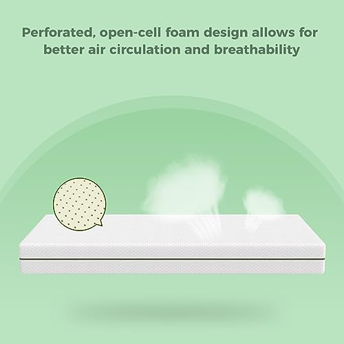 Dourxi Crib Mattress, Dual-Sided Comfort Baby and Toddler Bed Mattress