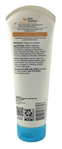 AVEENO Baby Fragrance Free Daily Moisture Lotion 8 oz (Pack of 3)