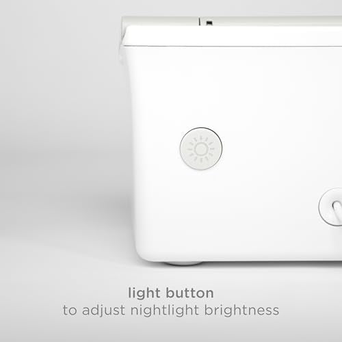 Ubbi Baby Wipes Warmer & Dispenser with Nightlight, Top-Heating System, Oat