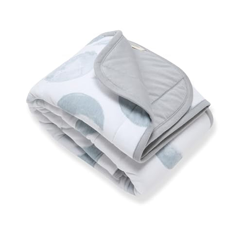 Burt's Bees Baby Organic Cotton Infant Reversible Blanket, Nursery Bedding