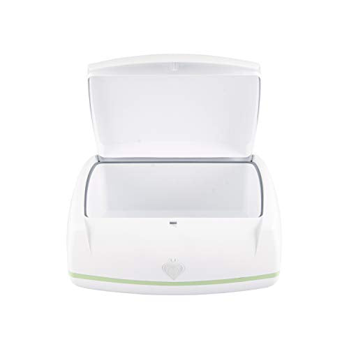 Prince Lionheart Warmies Wipes Warmer Designed for Reusable Cloth Wipes | Soft Glow Nighlight | Includes 1 everFRESH Pillow and 4 Warmies Cloth Wipes