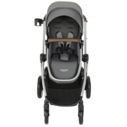 Maxi-Cosi Siena CP Modular Travel System, Car Seat and Stroller Combo, Stone Glow