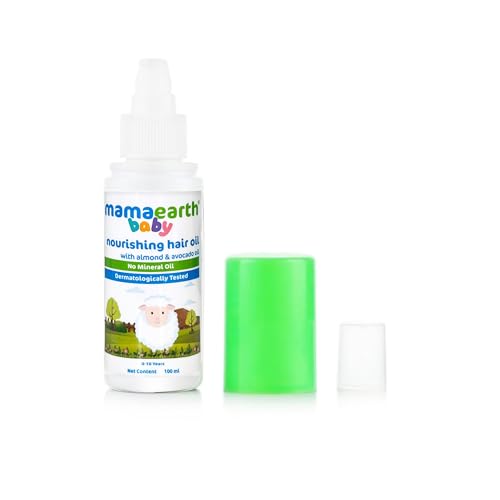 Mamaearth Baby Hair Oil with Almond & Avocado Oil, 100ml