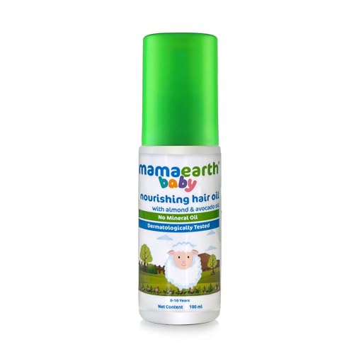 Mamaearth Baby Hair Oil with Almond & Avocado Oil, 100ml