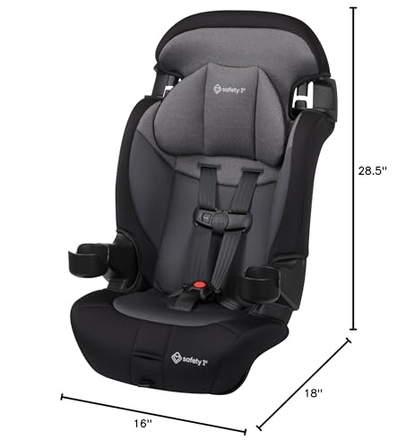 Safety 1st Grand 2-in-1 Booster Car Seat, Converts from High Back to Belt-Positioning Booster, High Back Seat for Kids 40-65, and Belt-Positioning 40-100 Pounds, Old Soul