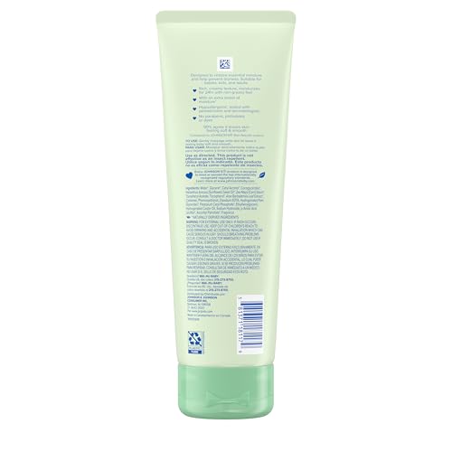 Johnson's Skin Nourish Creamy Oil, Aloe Scent & Vitamin E, Creamy Oil Helps Prevent Dryness & Moisturizes Baby's Delicate Skin for 24 Hours, Hypoallergenic & Non-Greasy, 8 fl. oz