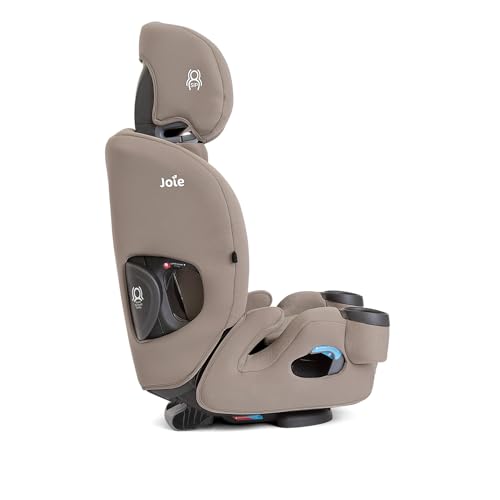 Joie Saffron SI 4-in-1 Car Seat – Car Seat for Infants to Toddlers to Big Kids - 4 Modes, 10-Position No-Rethread Headrest & Harness (Mocha)