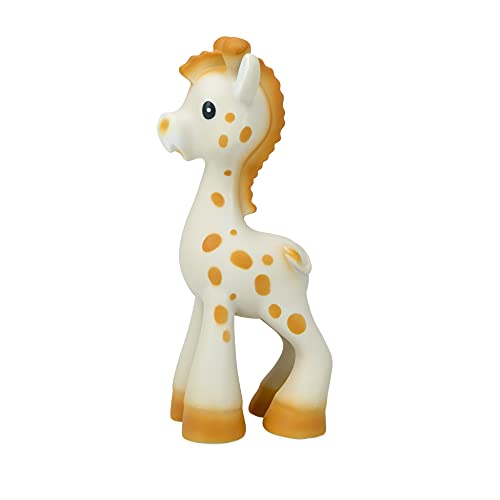 Nuby Jackie The Giraffe Natural Rubber Teether - 3+ Months - Baby Teething Toy