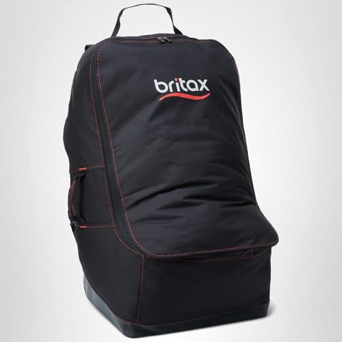 Britax Car Seat Travel Bag with Padded Backpack Straps | Water Resistant + Built-in Wheels + Multiple Carry Handles