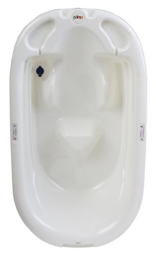 EuroBath 2-Stage Baby Bath Tub, White - Large, Long Lasting Baby Essentials, Must-Have Baby Bathtub, Newborn Essentials, Infant Bathtub & Baby Care Products for Registry