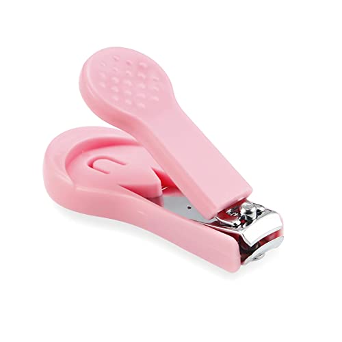 PandaEar Baby Healthcare and Grooming Kit, 12-in-1 Pink, Baby Comb, Brush, Finger Toothbrush, Nail Clippers, Scissors, Nasal Aspirator, Plastic, Pink