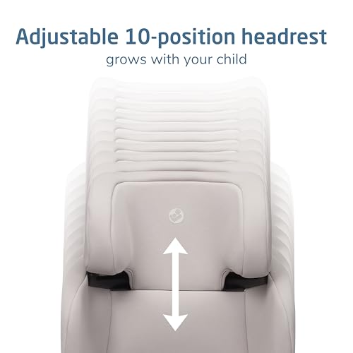 Maxi-Cosi Tanza Belt-Positioning Booster Car Seat with Back, Foldable Car Seat, SeaDrift
